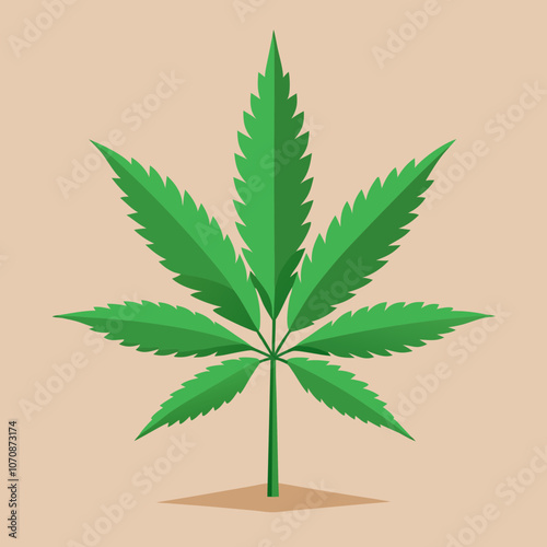 marijuana tree vector illustration