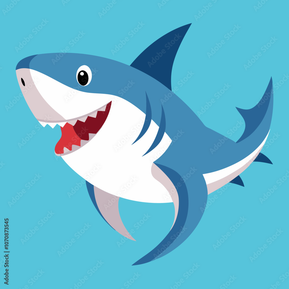 Fototapeta premium blue whale illustration