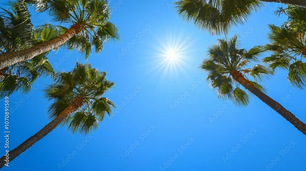 Palm Trees Reaching for the Sun Palm Trees Reaching for the Sun