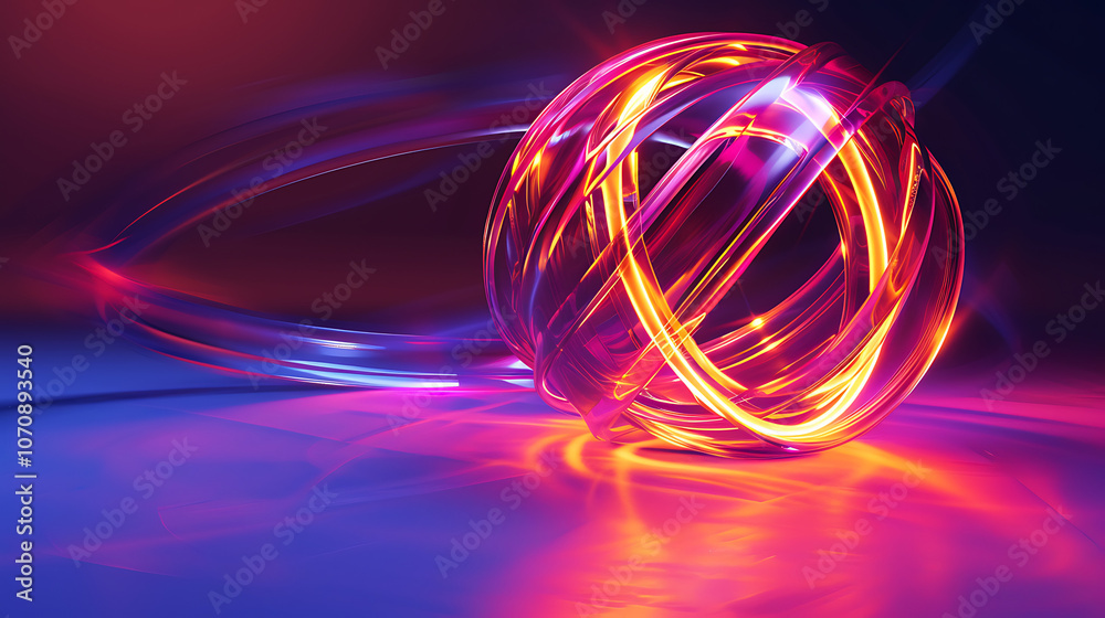 abstract glowing sphere abstract glowing sphere