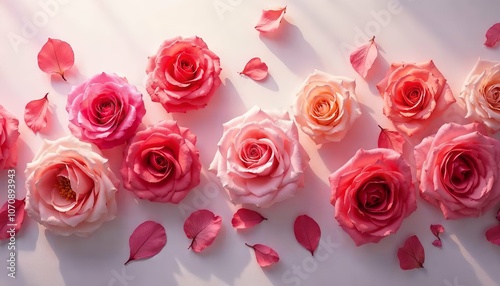 a bunch of pink roses with the word love on the bottom.