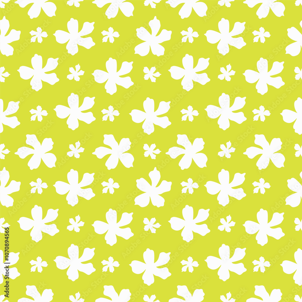 Obraz premium seamless pattern of flowering spring branches
