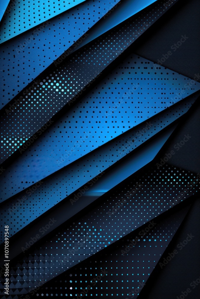 Elegant abstract geometric pattern featuring layers of blue tones in a modern overlay design Elegant abstract geometric pattern featuring layers of blue tones in a modern overlay design