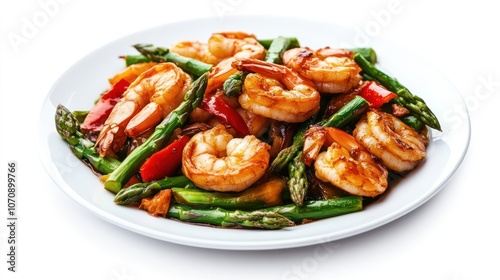 Delicious Stir-Fried Shrimp with Asparagus