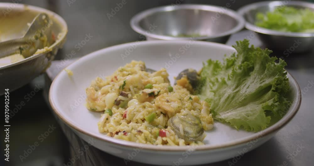 Seafood Rice Preparation – Step-by-Step Cooking Video Seafood Rice Preparation – Step-by-Step Cooking Video