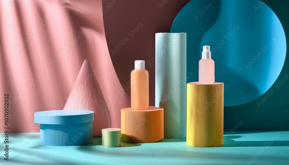 set of cosmetic products set of cosmetic products