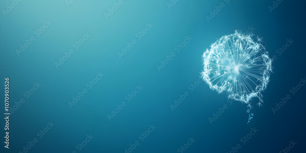 An isolated fireworks icon positioned to the right on a panoramic blue background, offering plenty of room for text. An isolated fireworks icon positioned to the right on a panoramic blue background, offering plenty of room for text.