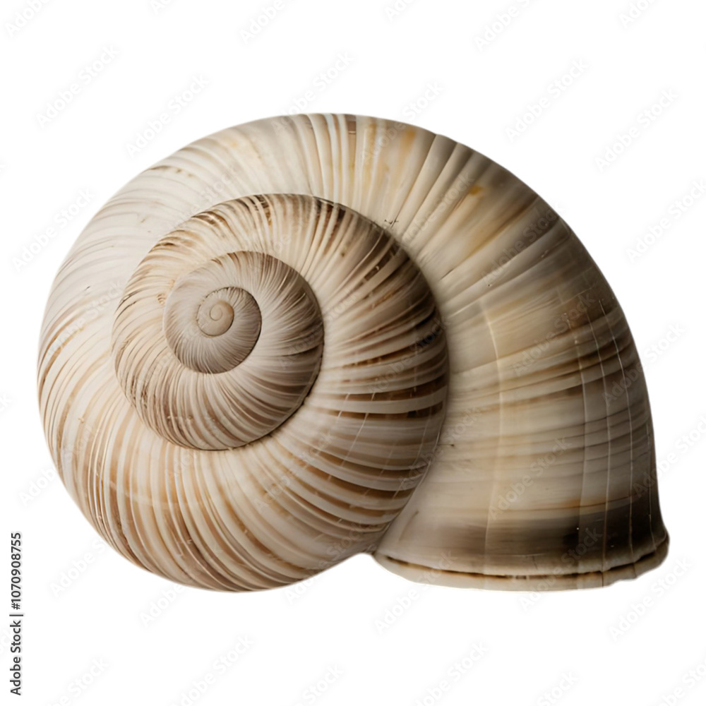 Fototapeta premium Spiral Shell with Natural Pattern
