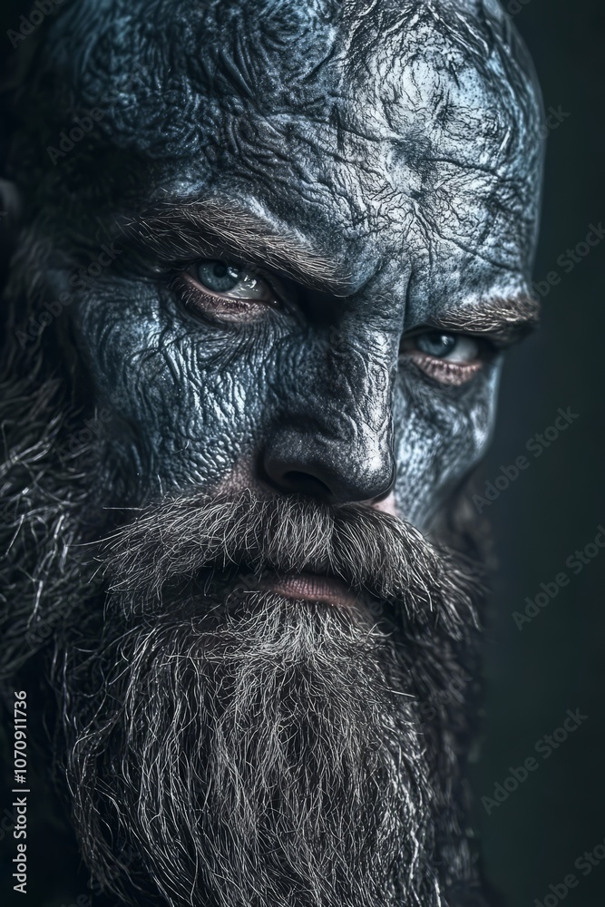 Ancient Norse god of rivers and streams Ran.