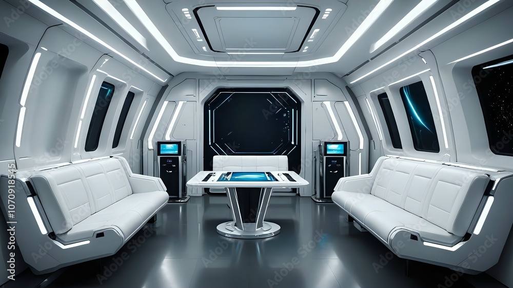 Elegant Spaceship Interior Design Elegant Spaceship Interior Design