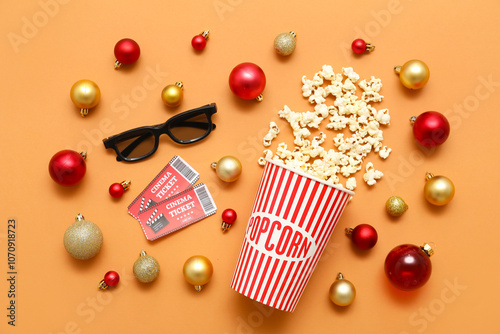 Composition with 3D glasses...