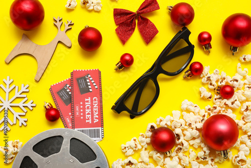 Composition with 3D glasses...