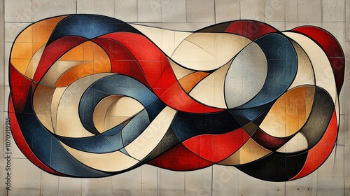 Abstract Colorful Wall Art Design