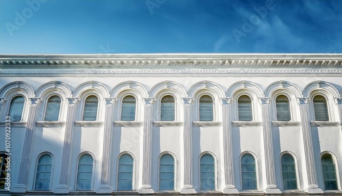 facade of a building with columns