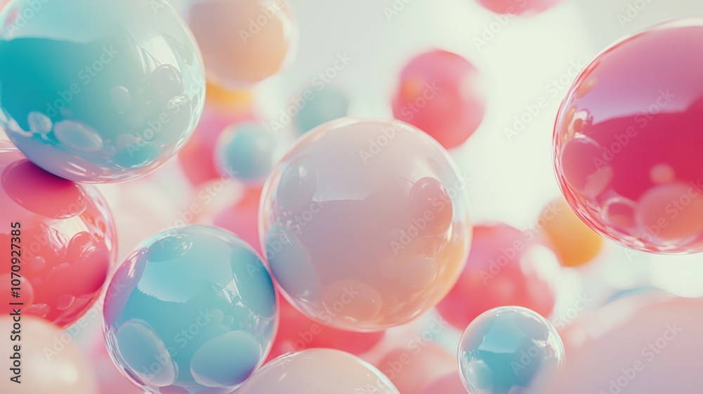 abstract background with gradient spheres abstract background with gradient spheres