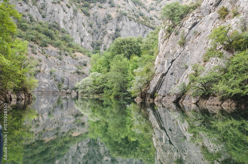 mountain river in the mountains of Matka in Macedonia mountain river in the mountains of Matka in Macedonia