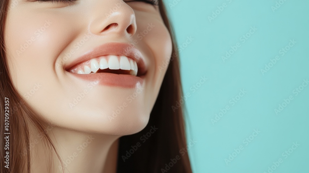 Smiling Woman with White Teeth Smiling Woman with White Teeth