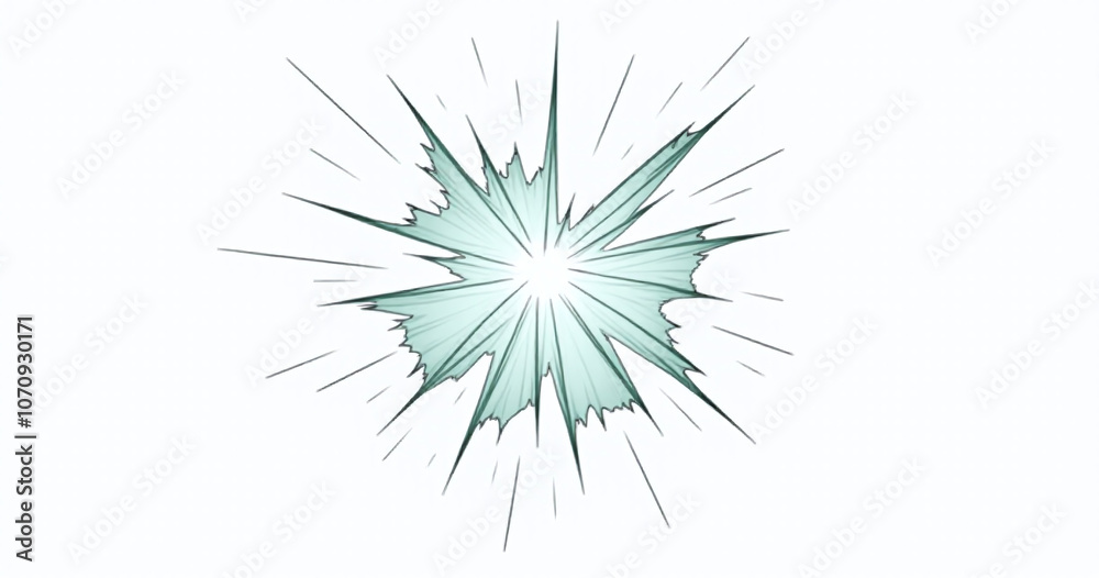 Obraz premium Vector illustration of shattered glass effect isolated on white background for a crashed window or broken mirror