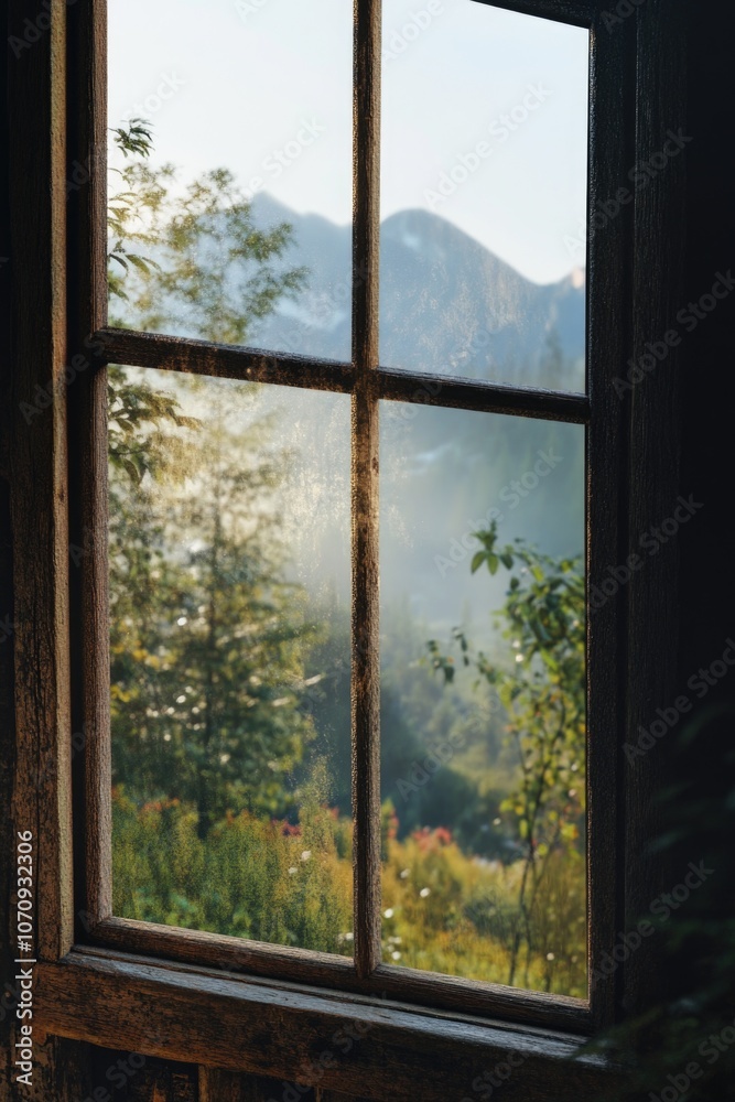 A scenic view of a mountain range from afar, perfect for use in travel or outdoor-related designs A scenic view of a mountain range from afar, perfect for use in travel or outdoor-related designs