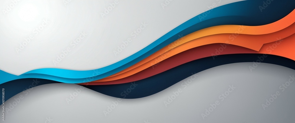 Shadowed 3D Layered Banner Shadowed 3D Layered Banner