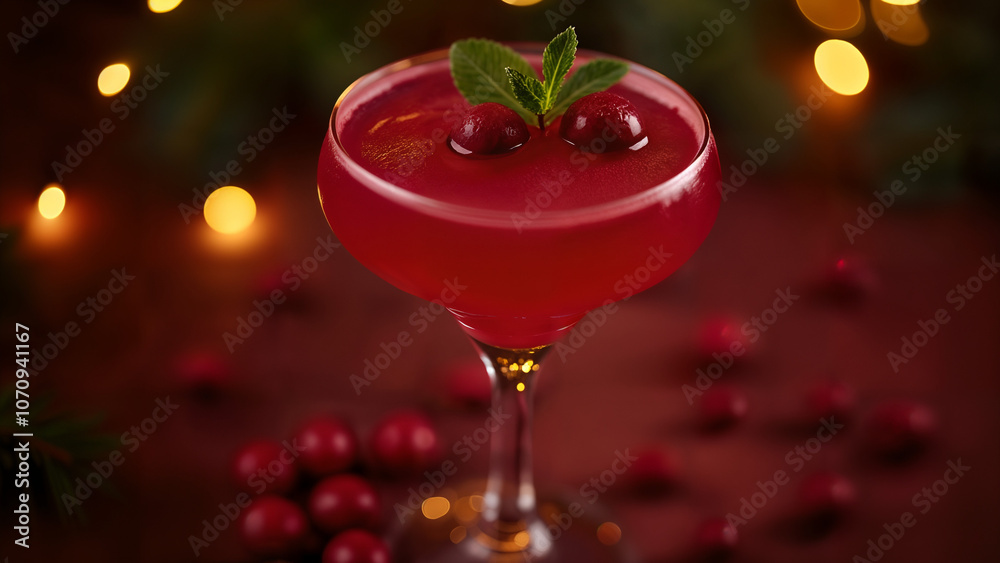 red martini christmas cocktail red martini christmas cocktail
