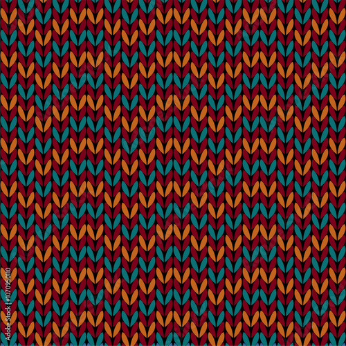 Knitted background pattern wallpaper knitting decorative print handmade textile knitting handiwork