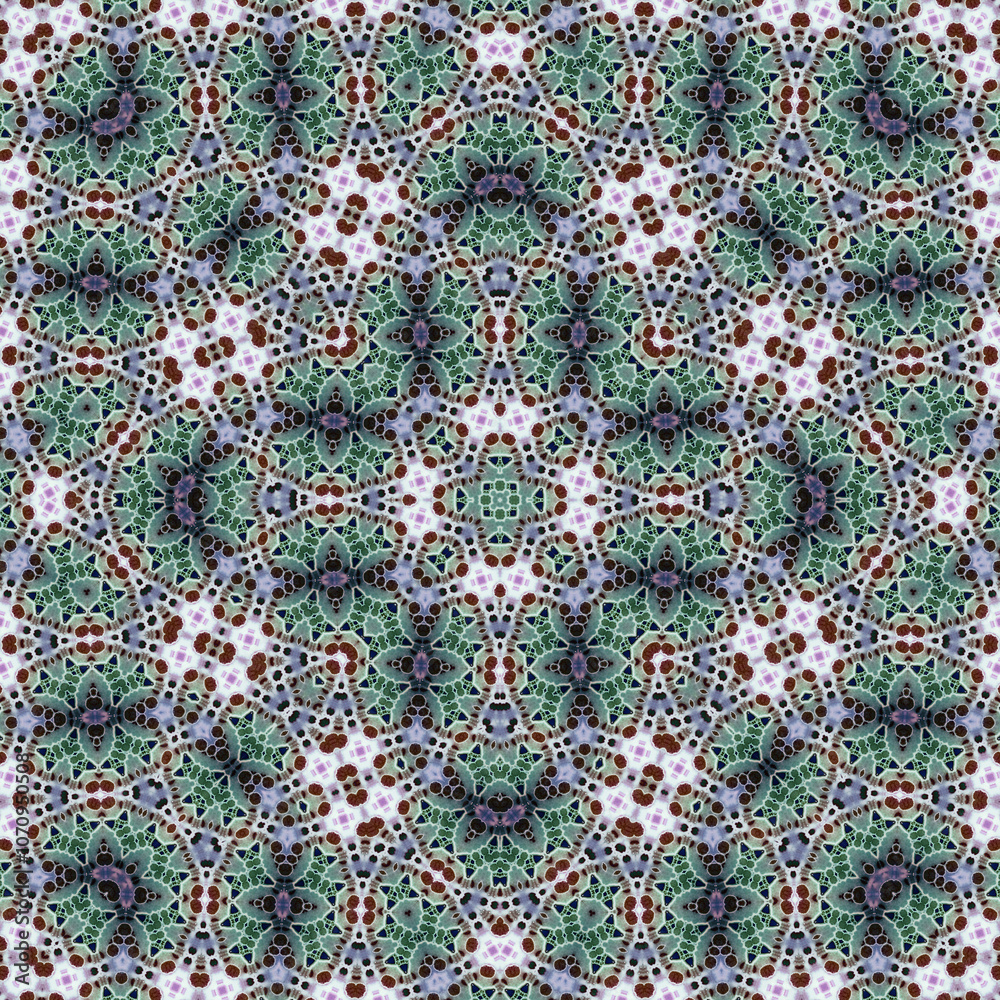 Seamless square pattern. Symmetric pattern texture Seamless square pattern. Symmetric pattern texture