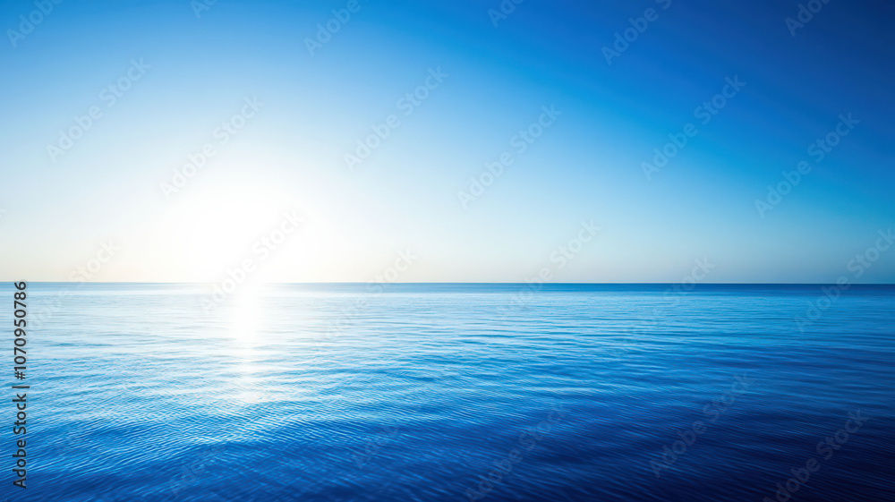 Obraz premium A simple and clean blue gradient background.