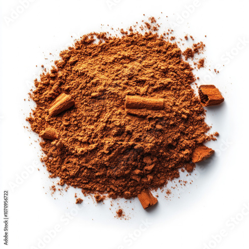 Cinnamon Powder Isolated