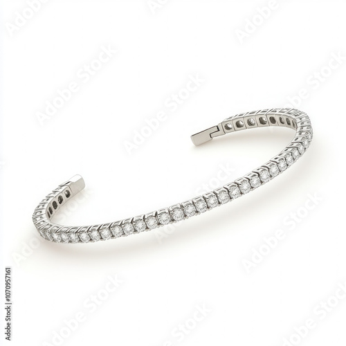 Diamond Bracelet Isolated