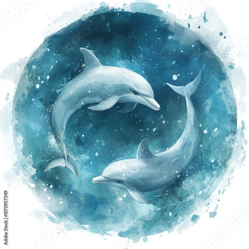 Dolphins Isolated