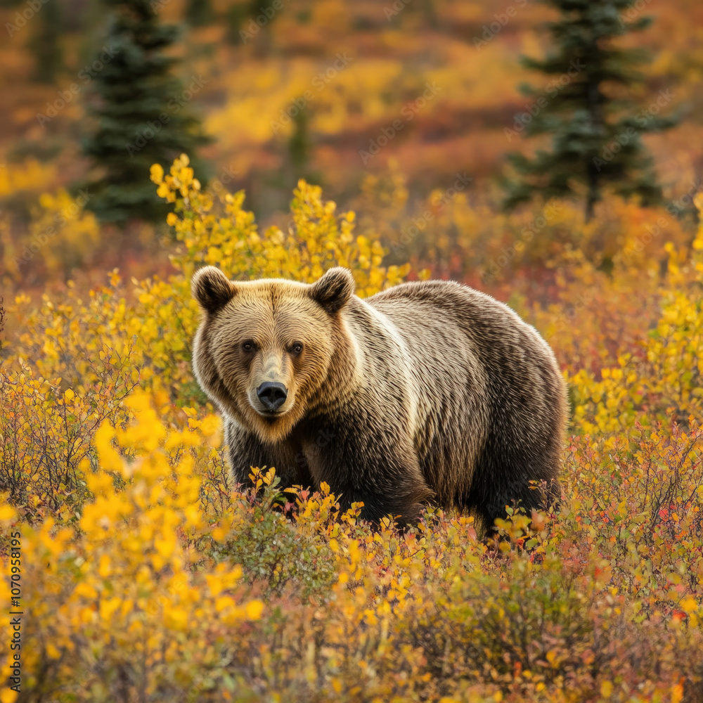 Fototapeta premium Grizzly Isolated