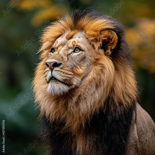Male Lion Isolated
