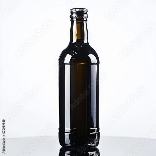 Olive Oil Bottle Isolated