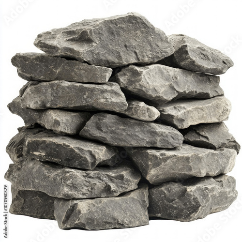 Pile Of Rocks Isolated
