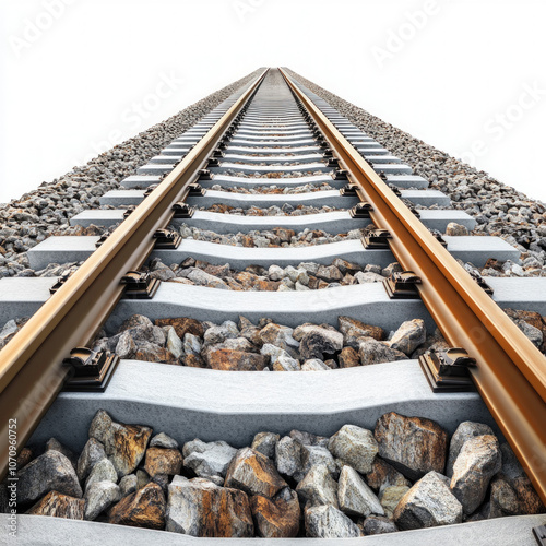 Railway Track Isolated