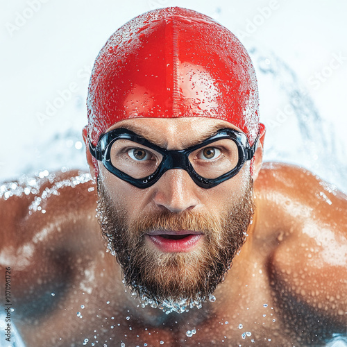 Swimmer Isolated