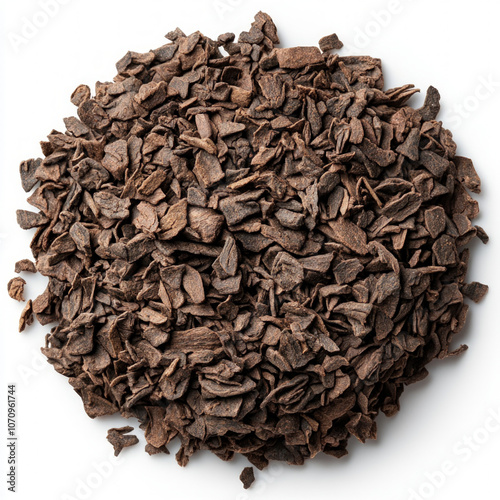 Tea Top View Isolated