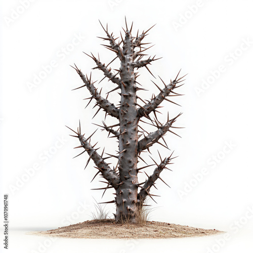 Thorn Tree Isolated