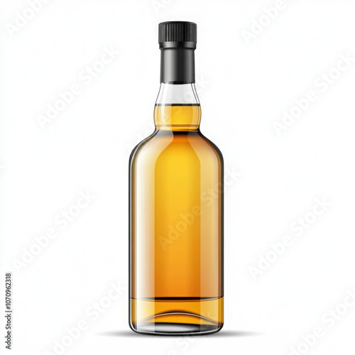 Whiskey Bottle Isolated