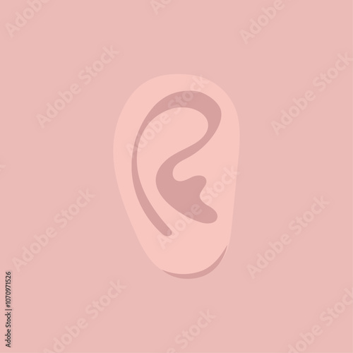 Human ear illustration medical health 
