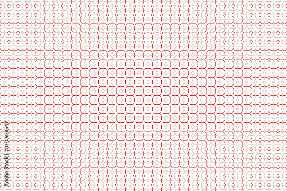 Intricate geometric pattern featuring rounded shapes in a harmonious arrangement Intricate geometric pattern featuring rounded shapes in a harmonious arrangement