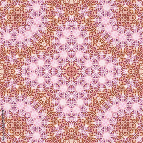 Seamless square pattern. Symmetric pattern texture