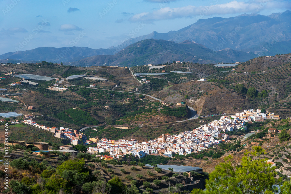 Obraz premium Itrabo, a small town located on the Granada coast. Andalusia.