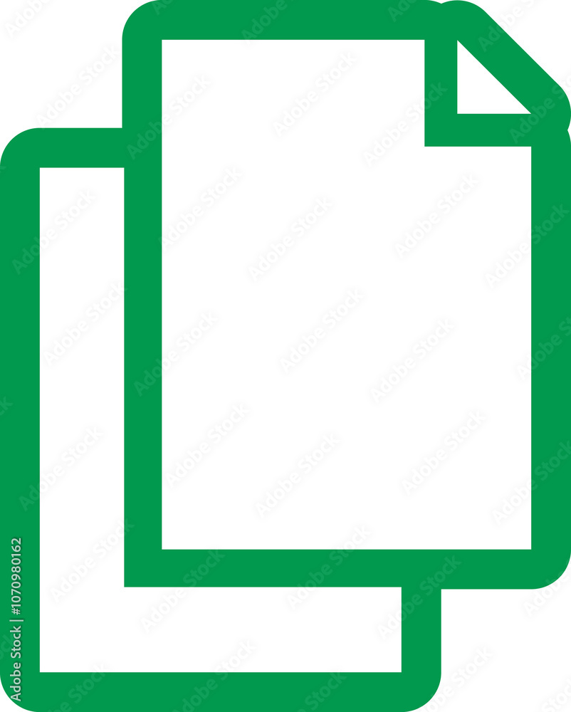 Minimalist document icon illustration Minimalist document icon illustration