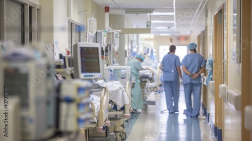 Postoperative Care in Hospital Ward: Nurses Monitor Recovery After Heart Valve Surgeries