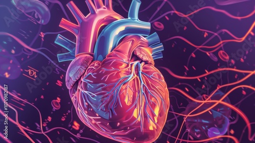Innovative Cardiology Design Featuring Diagnostic Tools for Arrhythmia Awareness Brochure