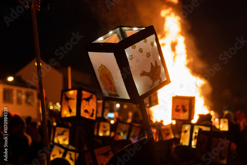 Martinszug und Martinsfeuer