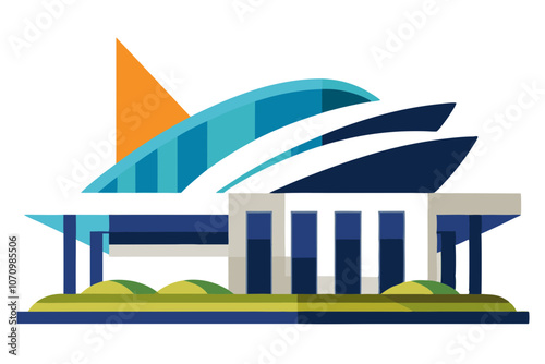 Stunning Modern Architecture Vector Art Contemporary Design Illustrations