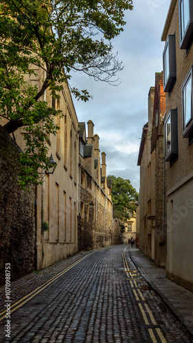 England, Oxford, an old street